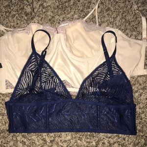 Victoria’s Secret Navy Blue lace Bralette